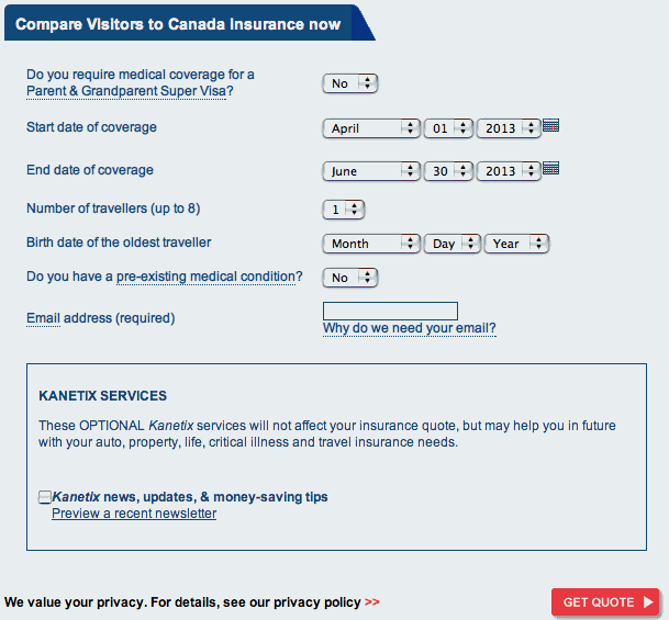 Travel Insurance Quotes Canada 44billionlater Kanetix Travel Insurance Quotes 44billionlater
