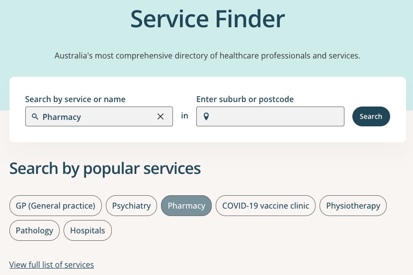 Australia-pharmacy